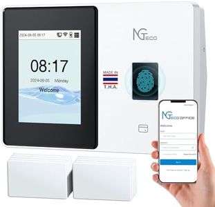 NGTeco Cloud Time Clock for Small Business, Real Remote Access, Auto Report