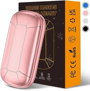 1 Pack Hand Warmers Rechargeable, Portable Electric Handwarmers, Double-Sided Heating USB Pocket Heater Therapy Great for Raynauds, Hunting, Golf, Camping, Women Mens Gifts (Pink)