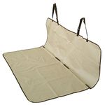 PetSafe Happy Ride Waterproof Bench Seat Cover for Dogs and Pets - Fits Cars, Trucks and SUVs - Waterproof Area Protection - Tan