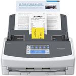 ScanSnap iX1600 White Document Scanner - Desktop, Double Sided with WiFi, Touchscreen, USB 3.2, ADF, Standard Sizes : A4, A5, A6, B5, B6, Business Card, Post Card, Letter, Legal and Custom Sizes