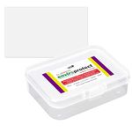 PG Creations Unruled Index Flash Cards Box, Blank Plain, 4x6 Inch, Large Size, 400 Gsm Ivory Cardstock, White, Pack of 250 Sheets