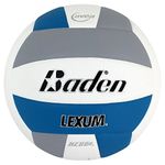 Baden Lexum Premium Composite Microfiber Indoor Official High School Game Volleyball 13U to 18U Official Size + Weight NFHS + AVCA Approved