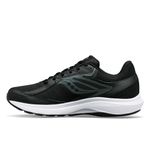 Saucony Men's Cohesion 17 Running Shoe, Black/White, 11W US