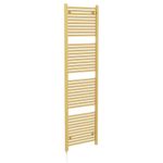 Newark Brushed Gold Electric Heated Towel Rail Wall Mounted Slim Ladder Design Bathroom Radiator - 1800mm x 500mm