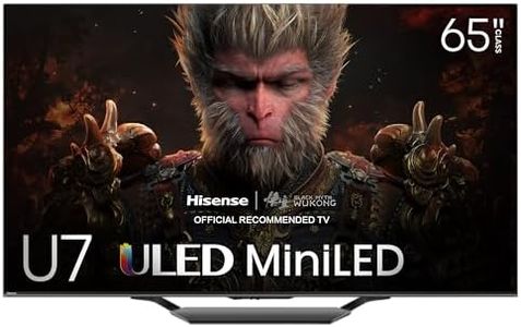 Hisense 65-Inch Class U7 Series Mini-LED ULED 4K UHD Google Smart TV (65U7N, 2024 Model) - QLED, Native 144Hz, Motion Rate 480, Full Array Local Dimming, Game Mode Pro, Alexa Compatibility