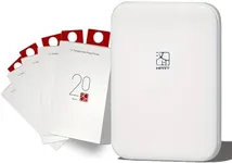 KENTO MAX Mini Portable Instant Photo Printer - Bluetooth 5.0, Works with iOS & Android (Printer+with 100 Sheets of 2 x 3 in Zink Photo Paper)