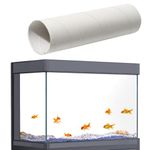 VAYINATO® Aquarium Fish Tank (2 x 2 Feet) White Background Sticker Poster | Adhesive Design | Easy to Attach The Decoration Paper to Aquarium Fish Tank by Petzlifeworld