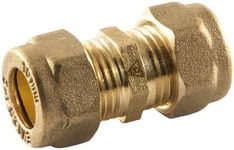 Brass Compression Fittings Straight 10mm Multipack of 1 (2)