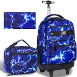 Rolling Backpack for Women and Men,