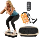 Lifepro Compact Travel Standing Vibration Platform Machines, Vibration Plate Exercise Machine Lymphatic Drainage