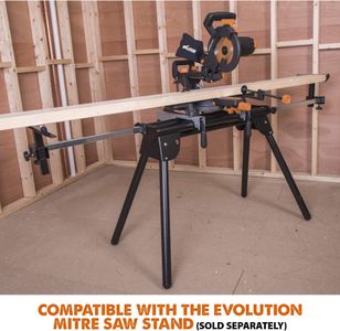 Evolution Sliding Mitre Saw – R210SMS+ Compact, Multi-Material Cutting