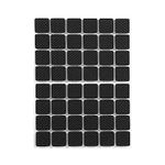 Prostuff. In 32 Pcs Square Self-Adhesive Furniture Pads for Sofa, Chair, Drawers Cupboards Noise Insulation for Floor Black Color