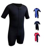 RAD Ultimate Strength Heavy Duty Sauna Sweat Suit Gym Boxing MMA Weight Loss Slimming Shorts (Jet Black, Medium)