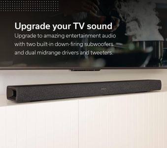 Denon Dolby Atmos Soundbar – DHT-S217, Slim Home Theater Speaker