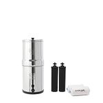 Complete Travel Berkey Water System,2x black purifiers ~2x PF-2 Fluoride filter~