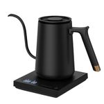 TIMEMORE Electric Gooseneck Kettle with Temperature Control BPA Free Stainless Steel Tea Kettle Automatic Shut Off for Coffee, Tea, 600ml, Matt Black