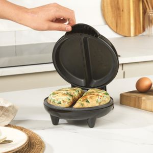 Salter Dual Omelette Maker – Non-Stick Double Egg Cooker, Deep Fill, 750W