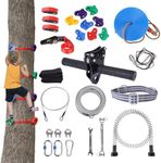 REISIO 200 FT Zipline for Backyard 