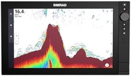 Simrad 000-16018-001, NSS 4, SolarMAX HD Display Chartplotter and Fishfinder with C-MAP Discover X North America Chart Card, 16 Inch, Black