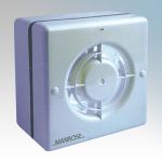 Manrose 100mm/4" 230V WF100 Series Axial Timer Window Fan (100mm x 100mm, 50 CFM, Compatible with Desktop, Server, Gaming Console & More)