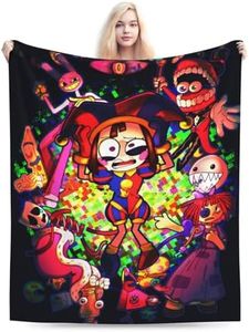 Anime Cartoon Amazing Digital Circus Blanket Bedding Super Soft Flannel Throw Blankets Birthday Gifts for Kids Teens Adults 50"X40"