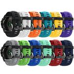 Band for Garmin Fenix 3, Soft Silicone Replacement Watch Band Strap for Garmin Fenix 3/Fenix 3 HR/Fenix 5X/Fenix 5X Plus/Fenix 6X/Fenix 6X Pro Smart Watch