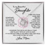 Shineiva Gift For Daughter, Daughter Gifts From Mom, Birthday Gifts For Daughter From Mom With Stunning Box & Sentimental Quotes (Cherish White)