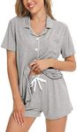 SWOMOG Womens Button Down Pajamas S