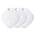 ATUVOS Smart Bluetooth Tracker Tag 3 Pack, Key Locator Compatible with Apple Find My (iOS Only, Android not Supported), Item Finder for Luggage, Suitcase, Wallets, Anti-Loss Mode, Replaceable Battery