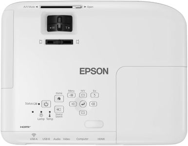 Epson EB-W06 WXGA Projector – 3700 Lumens, HDMI, Portable