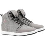 KEMIMOTO Motorcycle Shoes for Men Protective gear Anti-Slip Motorcycle Boots Street Causal Shoes Suitable for Riding Grey