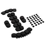 PAXLamb Universal Airsoft Helmet Pads 39PCS/Set Tactical Helmet Replacement Foam Motorcycle Padding Kits Bicycle Bike Accessories Mats for Fast Mich CS ACH FMA USMC PASGT