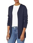 Amazon Essentials Women's Lightweight Open-Front Cardigan Sweater, Navy, X-Large