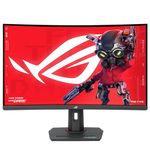 ASUS ROG Strix XG32WCS USB Type-C Gaming Monitor – 32-inch, 2560x1440, Curved, 180Hz (Above 144Hz), 1ms (GTG), Fast VA, Extreme Low Motion Blur Sync, USB Type-C, FreeSync, DisplayWidget Center, HDR