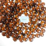 HappyFiller Dark Amber Glass Gems Flat Marbles with 1 PC Inspirational Gemstones 5 LB,Flower Vase Fillers,Indoor Outdoor Gas Fire Pit Fireplace Pebbles,Crafts,Candle Holder Beads,Fall Decor