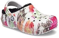 Crocs Classic Lined Tie Dye Graphic Clog K Black Multi