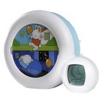 Pabobo Sveglia educativa Giorno-Notte 5 in 1 con Display per Bambini Moon 0-3 anni - Moon