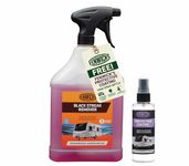 Fenwicks Black Streak Remover – Heavy-Duty Boat & Vehicle Cleaner with Free 100ml Protective Coating Spray – Removes Black Stains, Oxidation & Dirt, Easy Spray Application