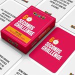 Quirky है! 60 Seconds Challenge Card Game for Party Nights with Pumping tasks and a Ticking Clock, Every Turn is a Wild Race Against time | Pack of 50 Cards