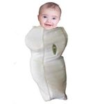 Swaddle Pod Baby Swaddle Convertable Travel Pod Ivory Cotton Zip Up Swaddlepod Newborn 0-3 Months