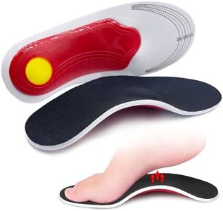 Boboka Flat Foot Correction Insoles Firm Arch Supports Orthotics Inserts Relieve Plantar Fasciitis, Over Pronation,Fallen Arch,High Arch，Foot Pain Shoe Insoles 1 Pair