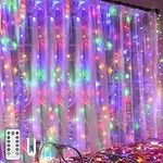 Ollny Curtain Lights 200LED 6.6x6.6