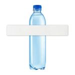 Mr-Label-Waterproof Blank Water Bottle Labels-for Inkjet|Laser Printer-Self-Adhesive Wraparound-for 16oz. Water Bottle-Matte White-for Wedding|Baby Shower|Corporate Event(50 Sheets Total 350 Labels)