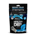 Teaza Herbal Energy Pouches Tobacco Alternative Nicotine Free Dip, Smokeless Alternative Snuff and Healthy Dip Pouches, Cool Mint Chill (1 Pack) Tobacco Free Chew Premium Crisp Minty Flavor