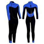 FLEXEL Kids Wetsuit for Boys Girls 2mm 3mm, Full Shorty Wet Suits for Toddler Youth, Neoprene Scuba Diving Suit for Surfing Swimming Snorkeling