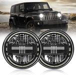 THE ADVENTURE GARAGE Head LED Lights For Mahindra Thar 2020, Crde,Di, Mm540,Maruti Gypsy (150 Watts)