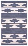 FAB HAB Outdoor Rug - Waterproof, Fade Resistant, Reversible - Premium Recycled Plastic - Neutral Geometric Tribal - Garden, Deck, Conservatory, Camping, Patio - Cairo - Natural & Black - 180 x 270 cm
