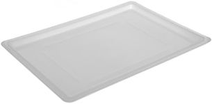 Carlisle FoodService Products Storplus Food Storage Container Lid with Stackable Design for Catering, Buffets, Restaurants, Polyethylene (Pe), 26 x 18 Inches, White