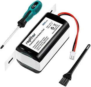 Replacement Battery Pack for Shark Ion Robot 3000mAh RVBAT850,R75,R85,RV751,RV761,RV851WV,RV871,RV871C,RV1000S,RV101AE,V101AE Robot Vacuum Cleaners,14.4V/44.4Wh(Attention:2Prongs Connector)