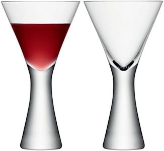 LSA International Moya Wine Glass 395 ml Clear | Set of 2 | Mouthblown and Handmade Glass | MV16